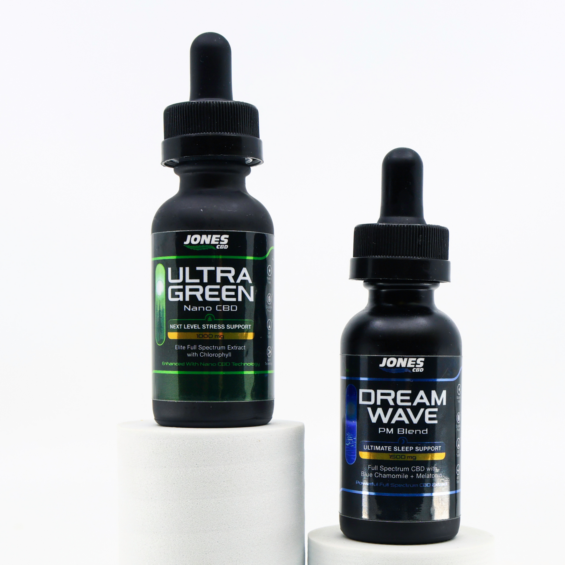 Combo Pack: UltraGreen Nano CBD + DreamWave Full Spectrum